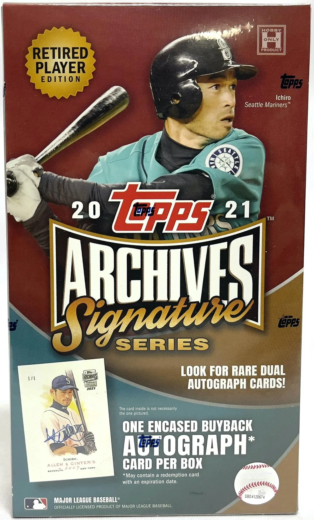ARCHIVES SIGNATURE SERIES RETIRED PLAYER EDITION BASEBALL
