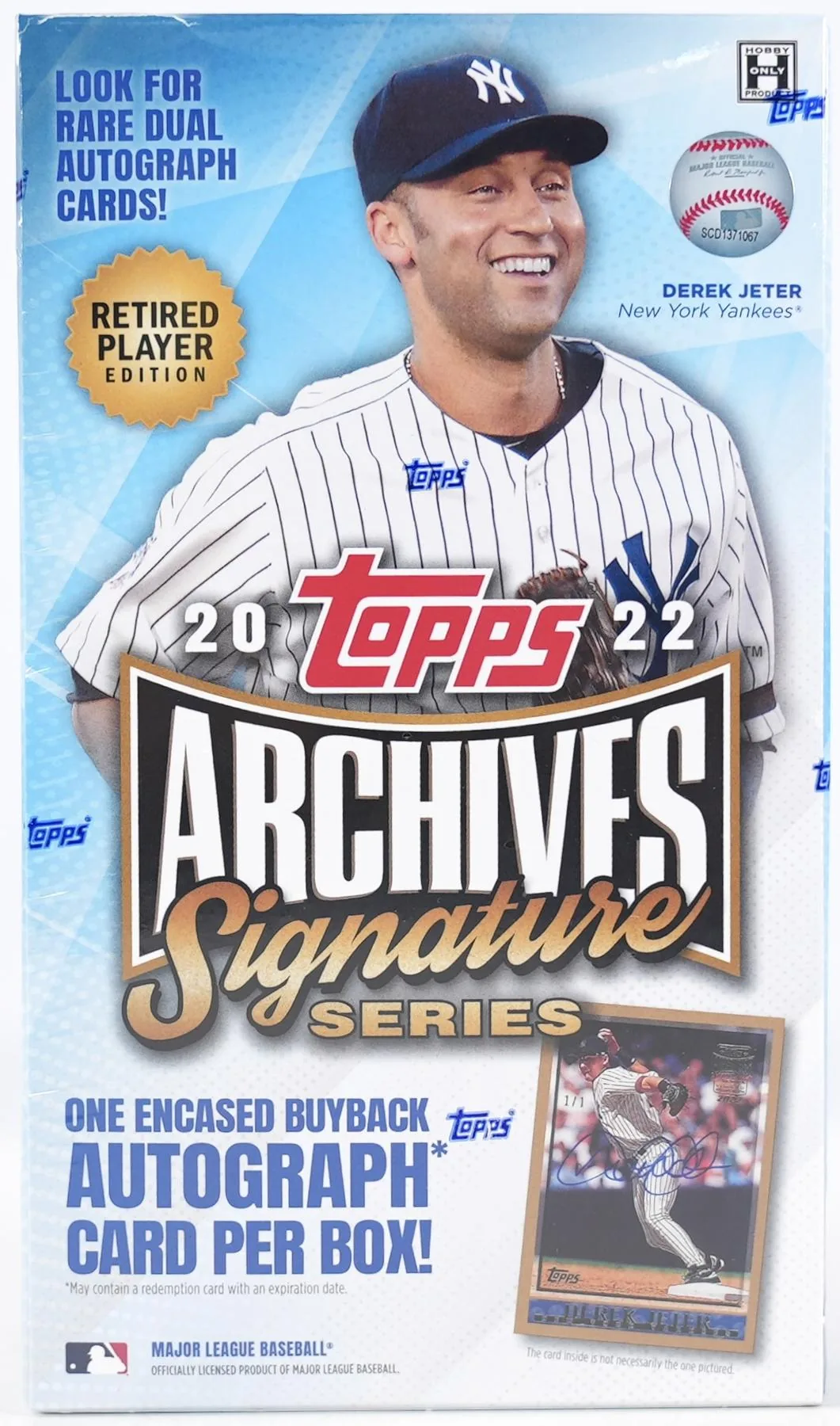ARCHIVES SIGNATURE SERIES RETIRED PLAYER EDITION BASEBALL