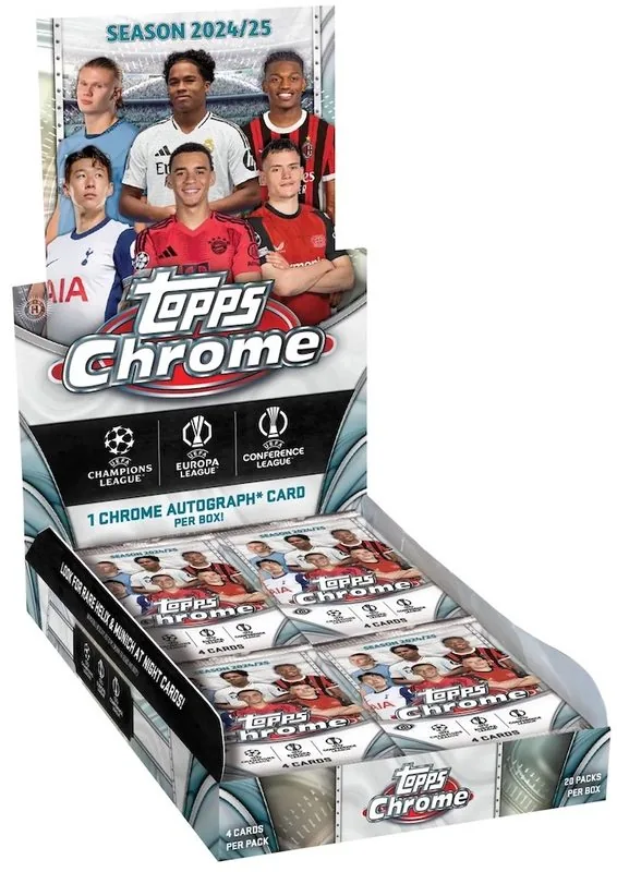 TOPPS CHROME UEFA CLUB COMPETITIONS
