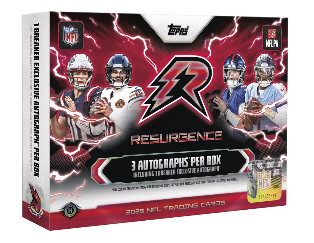 2025 Topps Resurgence Football breaker Delight box