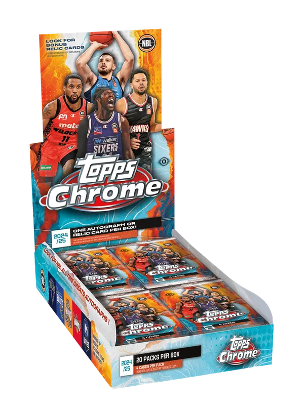 TOPPS NBL CHROME BASKETBALL